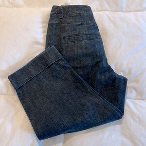 Talbots Petites stretch denim capri